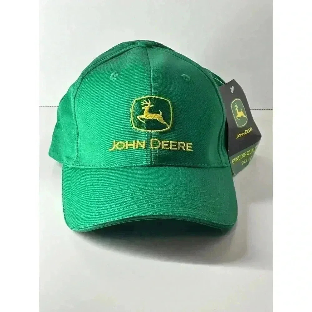 NEW WITH TAG! John Deere‎ Snapback Hat Cap Green Adjustable Adult Licensed
